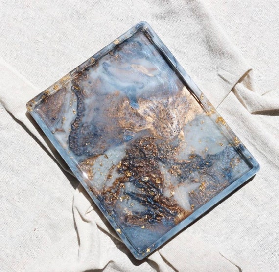 Home Décor Decorative Trays Home & Living Custom Resin Rolling Tray