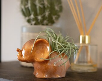 Custom Resin Elephant Bowl: Trinket Dish, Crystal Holder