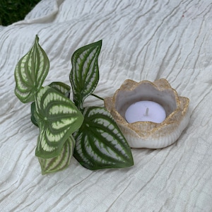 Custom Lotus Flower Candle Holder for Tea Lights and Votives / Crystal Organization / Trinket Dish image 10
