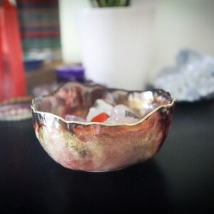 Custom Resin Bowl / Key Dish / Decorative Bowl / Customizable / Catch-all bowl image 6