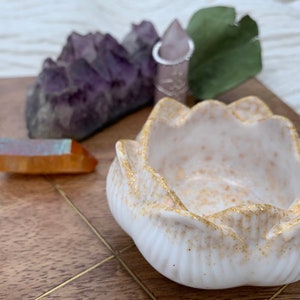 Custom Lotus Flower Candle Holder for Tea Lights and Votives / Crystal Organization / Trinket Dish image 7