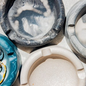 Handmade Stoneware Jewelry Tray: Custom Incense Ashtray, Key Dish