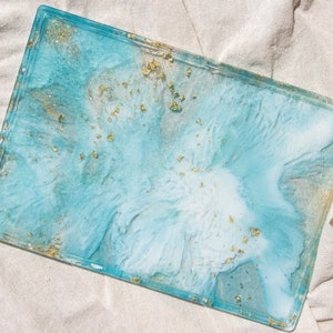 Large 9x13 Custom Resin Tray / Table Tray / Drink tray / Serving tray / Jewelry Tray / Charcuterie / Organization Home Decor Coffee Table