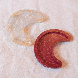 Custom Resin Mini Moon Ring Dish