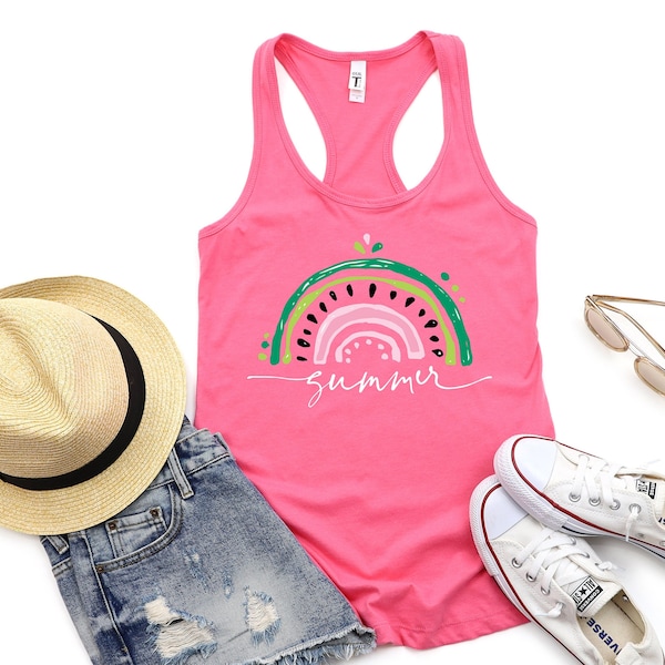 Sweet Summer Watermelon Tank for all the Watermelon Lovers, Melon shirt,Watermelon tank top,Hello Summer,Summer vibe,Beachy shirt,Beach tank