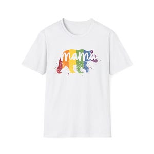 Mama Bear Pride T Shirt for Mom, LGBT Mama Bear Shirt, Support Shirt, Pride Parade Shirt, Proud Mom Shirt, Gift for Mama Bear