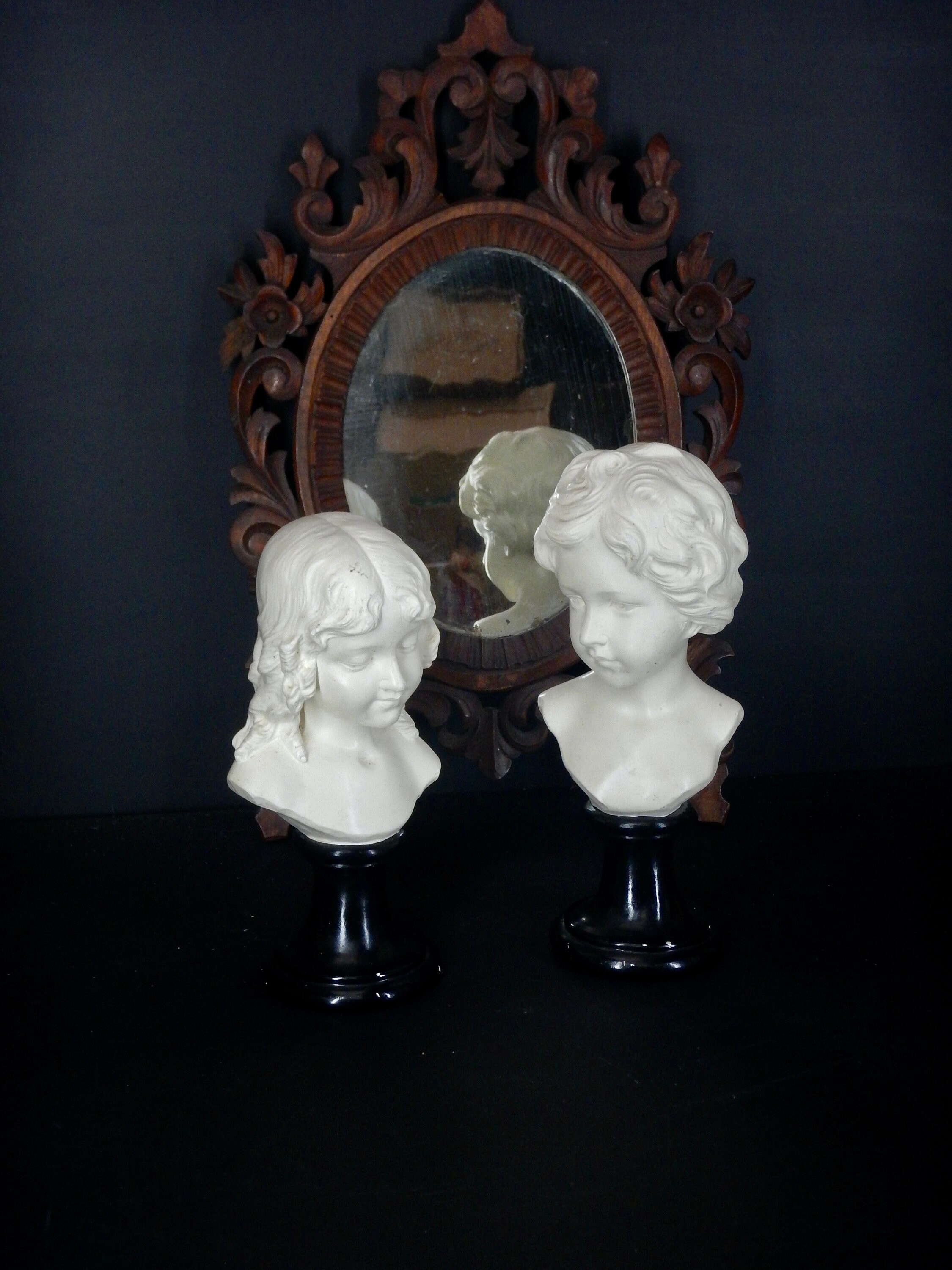 アレクサンドル・ブロンニャール ルイーズ像 胸像 アンティーク