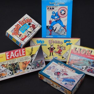 SUPER HEROES Die Cast Corgi - Cartoon Character Vehicles / Model Vehicles / Collectors' Items - Eighties / Nineties Super Heroes - MT1-BOC