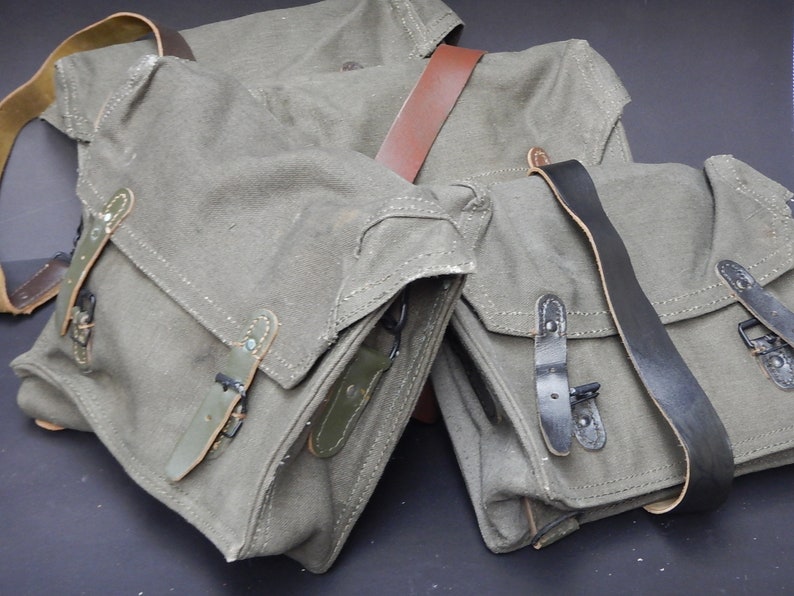 French Military WW2 Vintage Army Bag Shoulder / Messenger / Etsy UK