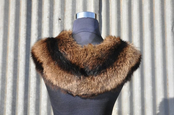 VINTAGE Classic 1940 French Vintage Mink Fur Scar… - image 3