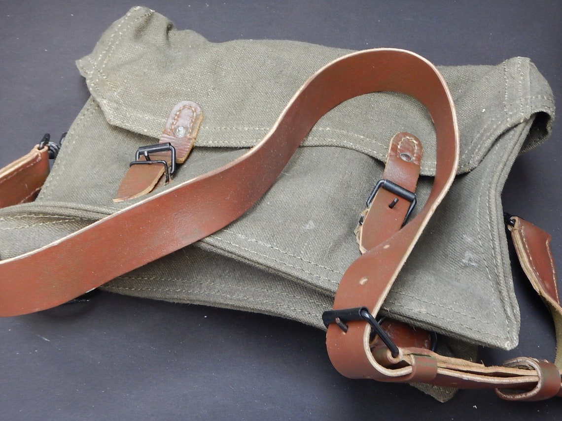 French Military WW2 Vintage Army Bag Shoulder / Messenger / Etsy UK
