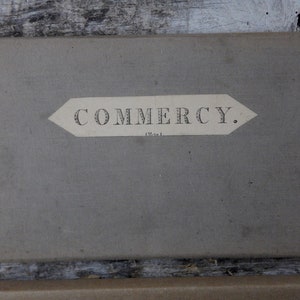 Carte militaire française de la région de Commercy - entoilée - carte des soldats français d'avant la première guerre mondiale - carte militaire - MT17