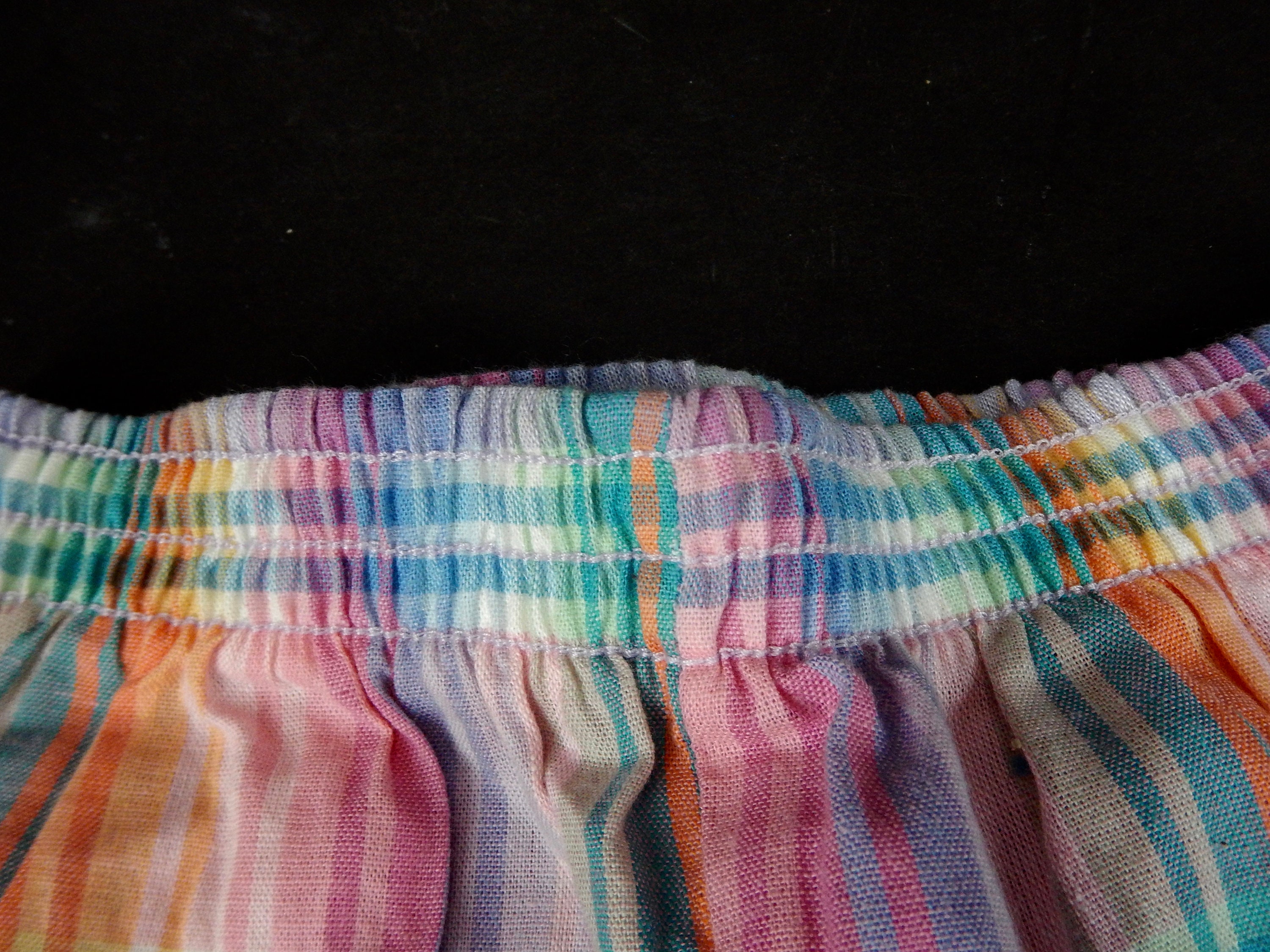 Toddler - Plaid or Checked Trousers : French Vintage 60's