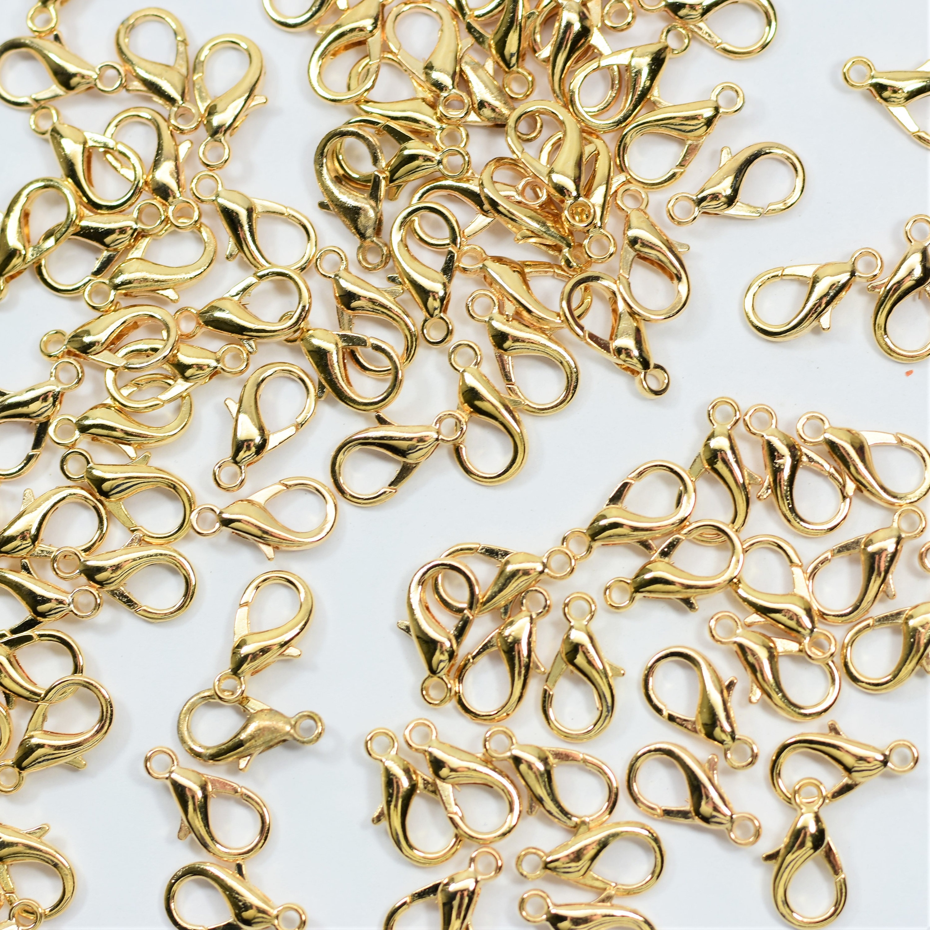 25 lobster Clasp DIY Acc Necklace Bracelet Buckle Gold//Silver//Antique Gold