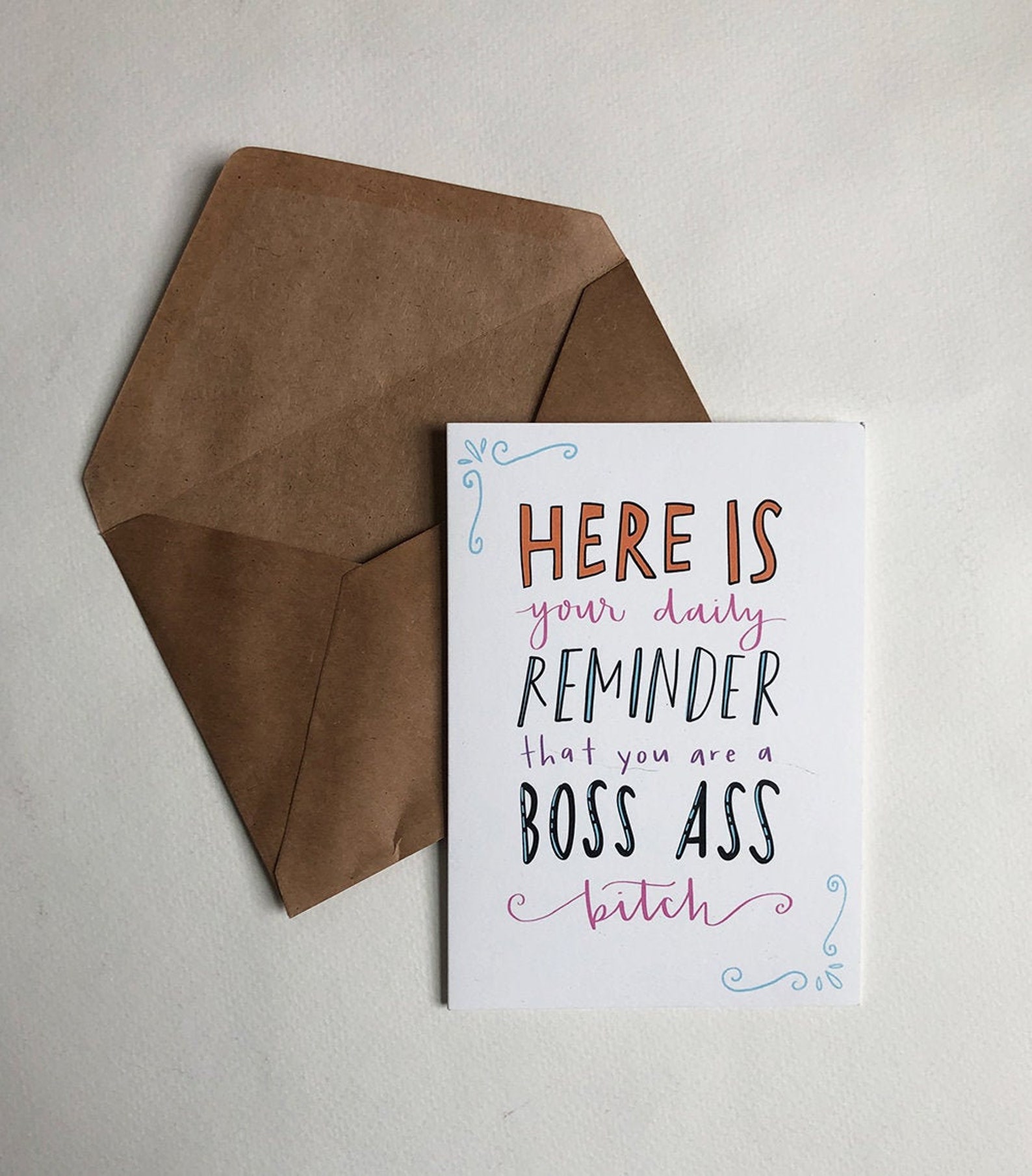 Reminder Greeting Card Set of 3 Etsy