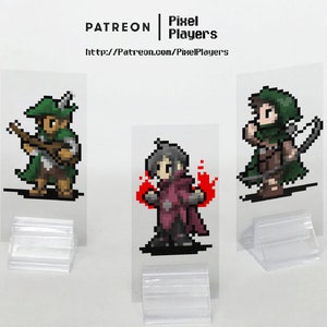 Custom Pixel Art Miniature | D&D, Pathfinder RPG Character (digital ...
