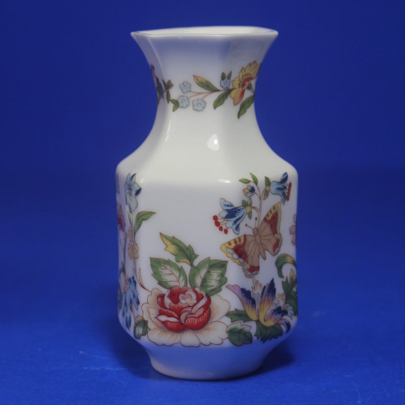 small Vase and small knife. Aynsley 2x Pin dish Cottage Garden 4 pieces of fine bone china