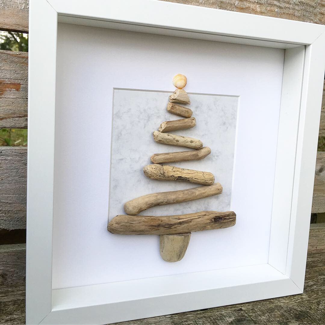 Framed Driftwood Tree Christmas Gift Unique Gifts Made by Etsy
