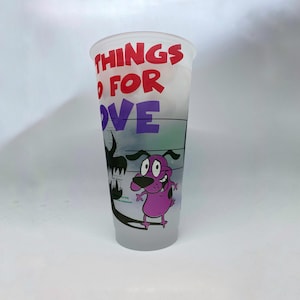 Courage the Cowardly Dog Tumbler