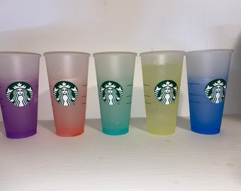 Color changing starbucks cold tumblers