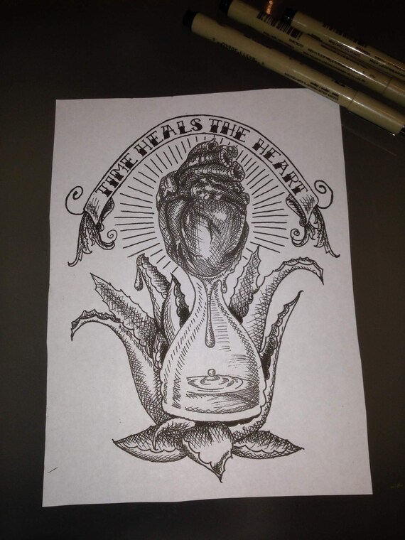 Time Heals The Heart Etsy