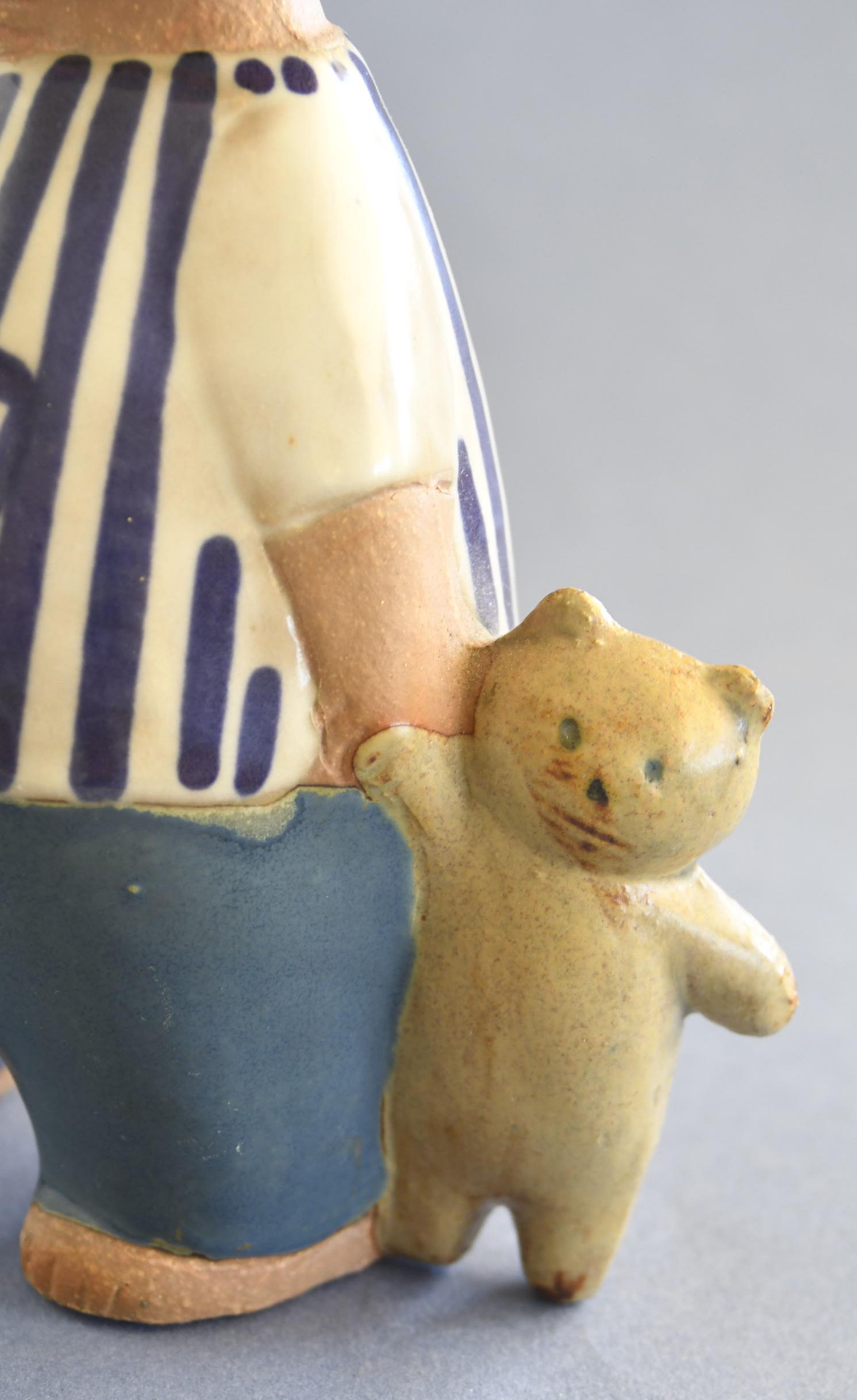 Lisa Larson Figurine Malin, Gustavsberg 1961 Larson's Kids