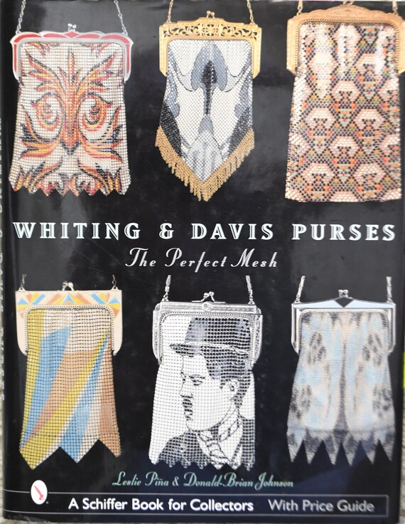 RARE 1920's WHITING and DAVIS Scenic Mesh Purse, … - image 9