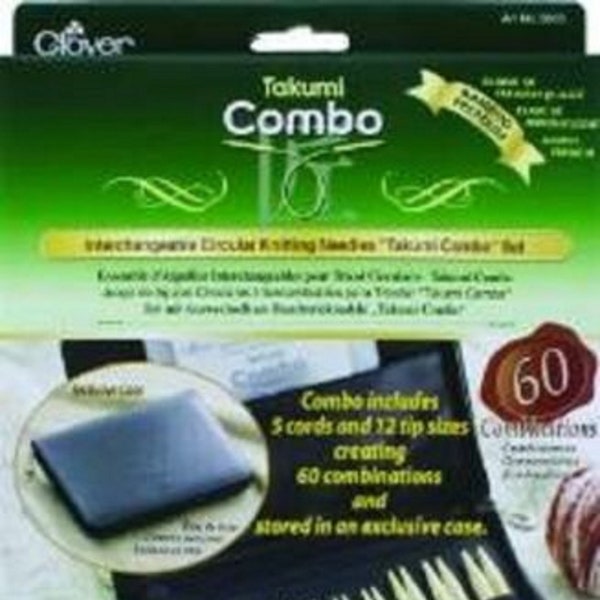 Clover Takumi Combo - Interchangeable Circular Knitting Needles Set