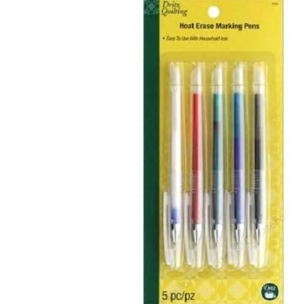 Dritz Heat Erase Marking Pens 5 Pc 3364