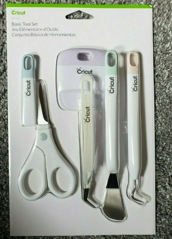 Cricut Basic Tool Set Spatula Weeder Scraper Scissors Tweezers