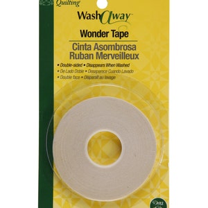 Dritz Quilting Washaway Wonder Tape Double Sided 1/4"x25yd 3411