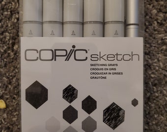 Copic Markers Sketch Marker 6/Pkg Sketching Grays