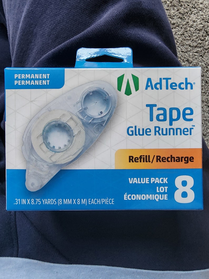 AdTech Tape Glue Runner Refill, Value Pack Of 8 image 1