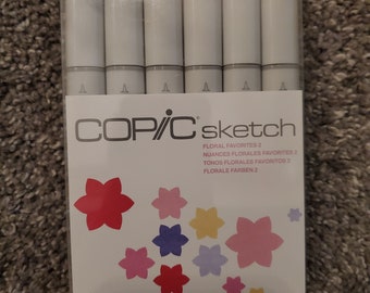 Copic Markers Sketch Marker 6/Pkg Floral Favorites 2