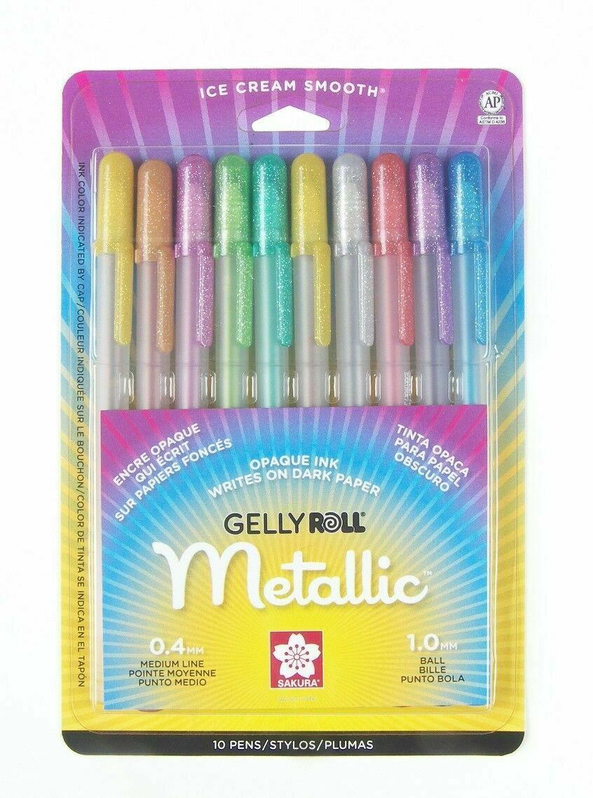 Set De 3 Bolígrafos De Gel Gelly Roll Basic Mix Sakura