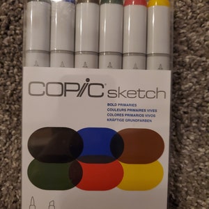 Marcadores Copic Marcadores Marcador 6/Pkg Bold Primaries
