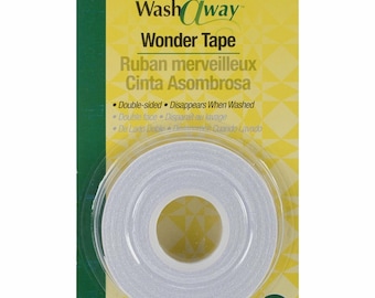 Dritz Quilting Washaway Wonder Tape Double Sided 1/4"x10yd 3410