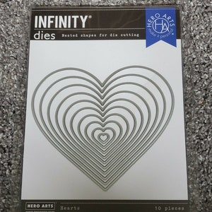 Hero Arts Verschachtelte Herzen Infinity Dies