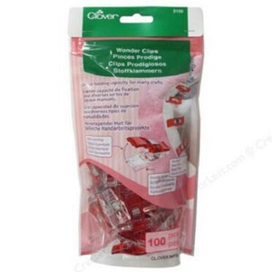 Clover Wonder Clips 100 Pieces #3159