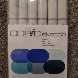 Marcatori Copic Sketch Marker 6/Pkg Sea & Sky