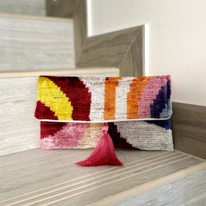 Ikat Clutch Bag Esterel