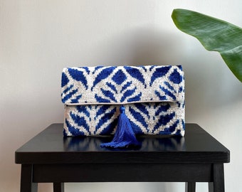 Pochette Ikat Carrara