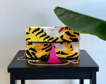 Ikat Clutch Bag Ischia