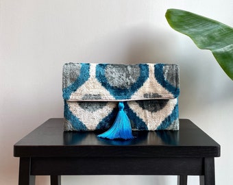 Ikat Clutch Bag Livorno