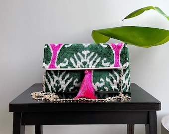 Ikat Clutch Bag Sperlonga