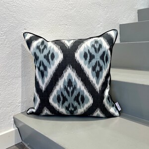 Silk Ikat Cushion Eclectic Peace | Silk Ikat Pillow Eclectic Peace