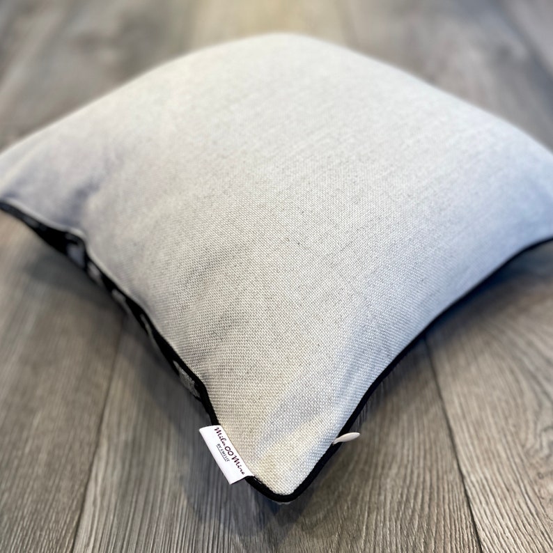 Velvet Ikat Cushion Zebra Velvet Ikat Pillow Zebra Etsy