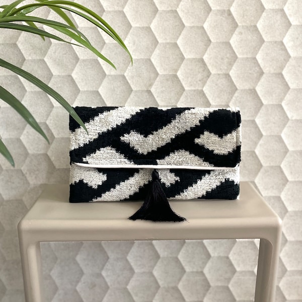 Ikat Clutch Bag Roquebrune