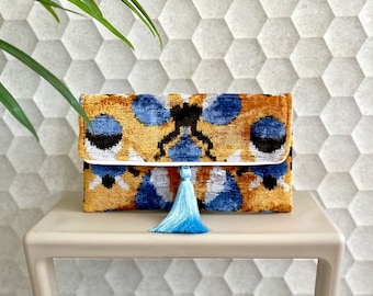 Ikat Clutch Bag Esterel