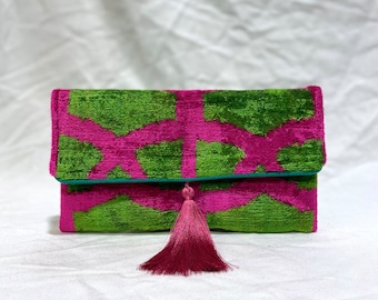 Ikat Clutch Bag Malaga